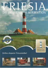 Katalog Frisia Kollektion - Ostfriesensofa, Tischsofa, Küchensofa nach Wunsch
